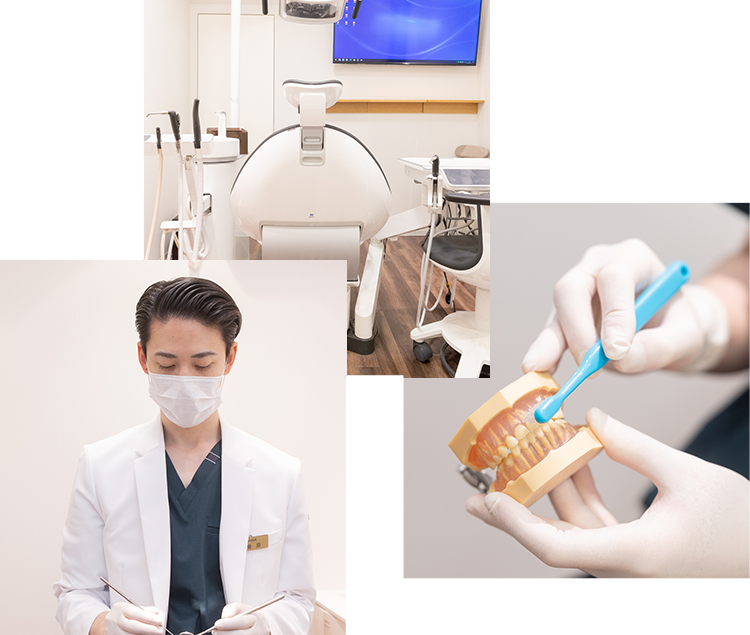 永福町うめはら歯科・矯正歯科 西永福駅前の診療風景