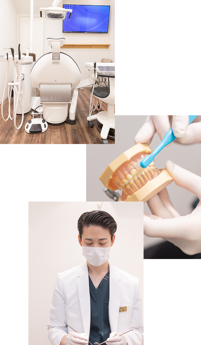 永福町うめはら歯科・矯正歯科 西永福駅前の診療風景